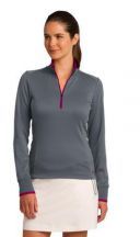 Nike Ladies Dri-FIT 8.3-ounce, 100% Polyester 1/2-Zip Pullover Sweatshirt